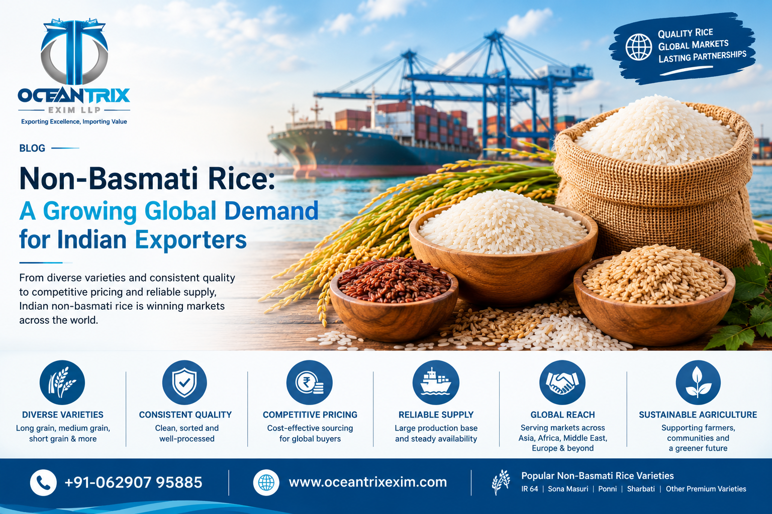 Non-Basmati Rice: A Growing Global Opportunity for Indian Rice Exporters
